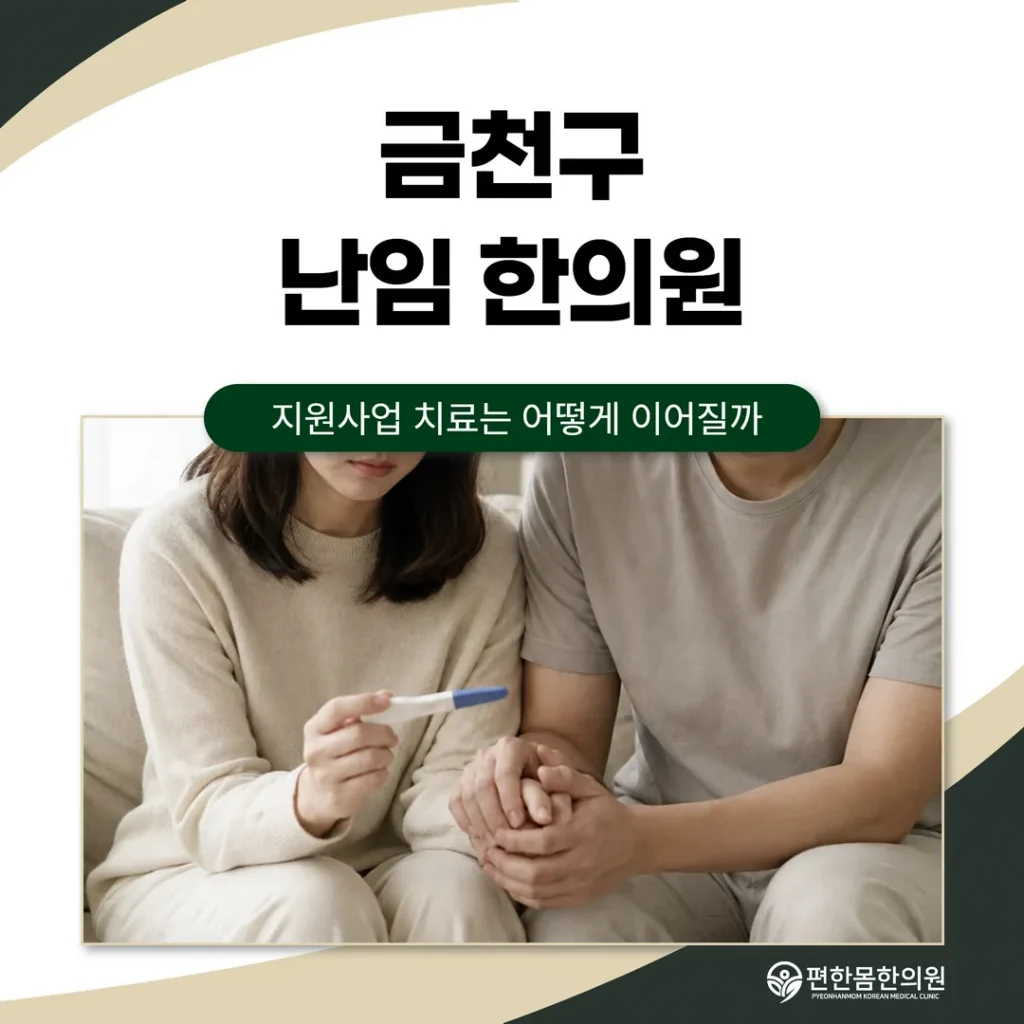 금천구 난임 한의원, 지원사업 치료는 어떻게 이어질까